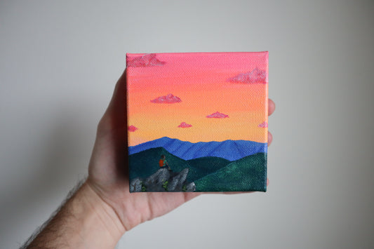 Blue ridge sunset